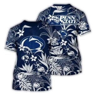 Penn State Nittany Lions Floral Tropical All-Over Print T-Shirt