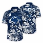 Penn State Nittany Lions Floral Tropical Hawaiian Shirt