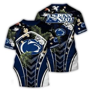 Penn State Nittany Lions Floral Uniform All-Over Print T-Shirt