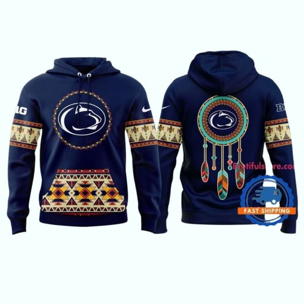 Penn State Nittany Lions Football Native American Heritage Hoodie 1