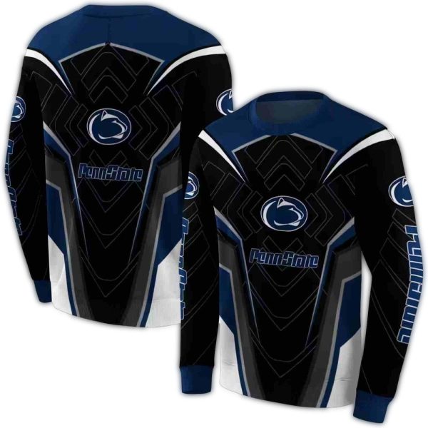 Penn State Nittany Lions Futuristic Pattern AOP Sweatshirt 1