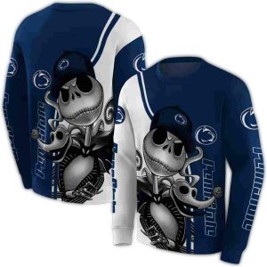 Penn State Nittany Lions Jack Skellington All-Over Print Sweatshirt