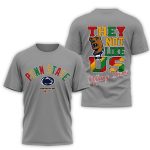 Penn State Nittany Lions Juneteenth Freedom Day All-Over Print T-Shirt