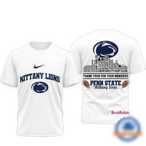 Penn State Nittany Lions Legends Of The Game White All-Over Print T-Shirt