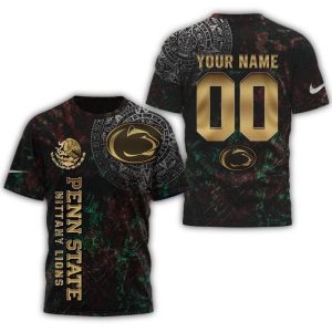 Personalized Penn State Nittany Lions Mexican Heritage New All-Over Print T-Shirt