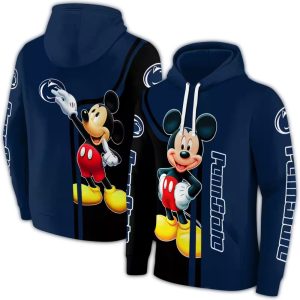 Penn State Nittany Lions Mickey Mouse All-over Print Hoodie