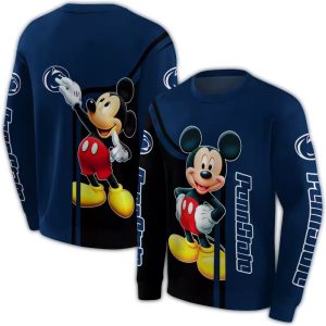 Penn State Nittany Lions Mickey Mouse All-Over Print Sweatshirt