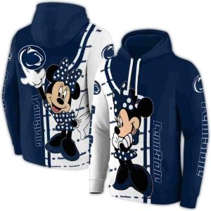 Penn State Nittany Lions Minnie Mouse All-over Print Hoodie