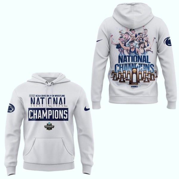 Penn State Nittany Lions NCAA Division Mens Wrestling AOP Hoodie