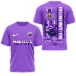Penn State Nittany Lions Ncaa National Purple Heart Day All-Over Print T-Shirt