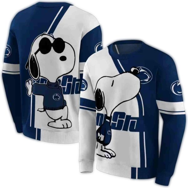 Penn-State-Nittany-Lions-Playful-Snoopy-AOP-Sweatshirt-1 Penn State Nittany Lions Playful Snoopy AOP Sweatshirt 1
