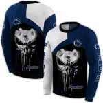 Penn State Nittany Lions Skull Punisher All-Over Print Sweatshirt