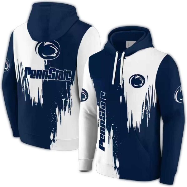 Penn State Nittany Lions Splatter Effect AOP Hoodie 1