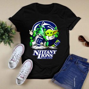 Penn State Nittany Lions St Patricks Day Football Shamrocks T-Shirt