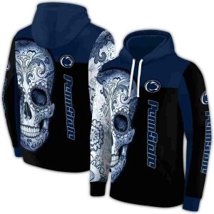 Penn State Nittany Lions Sugar Skull All-over Print Hoodie