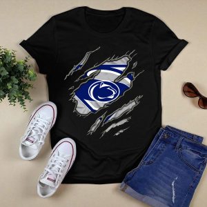 Penn State Nittany Lions Superman Themed Tear Through T-Shirt