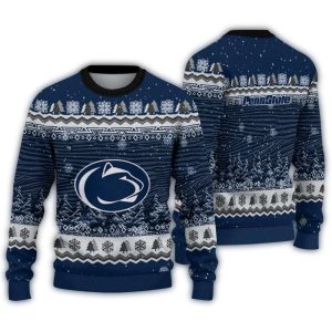 Penn State Nittany Lions Tree Patternugly Sweater