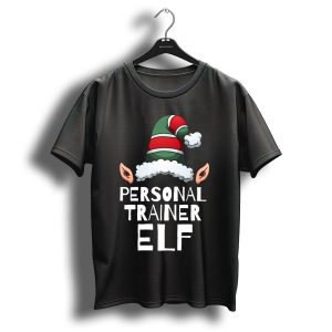 Personal Trainer Elf Christmas Holidays Hat Ears T-Shirt