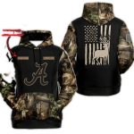 Personalized Alabama Crimson Tide Camo Hunting All-Over Print Hoodie