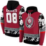 Personalized Alabama Crimson Tide Grateful Vibes All-Over Print Hoodie