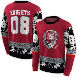 Personalized Alabama Crimson Tide Grateful Vibes All-over Print Sweatshirt