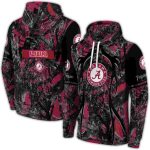 Personalized Alabama Crimson Tide Hunting Theme Crimson All-Over Print Hoodie