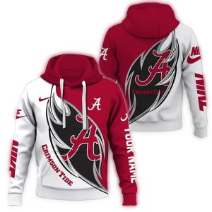 Personalized Alabama Crimson Tide In My Heart All-Over Print Hoodie
