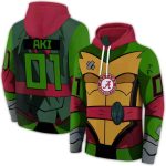 Personalized Alabama Crimson Tide Superhero Armor All-Over Print Hoodie
