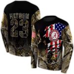 Personalized Alabama Crimson Tide Tree Camo All-over Print Sweatshirt