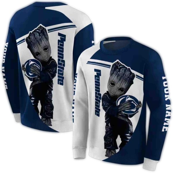 Personalized-Baby-Groot-Hug-Logo-Penn-State-Nittany-Lions-AOP-Sweatshirt-1 Personalized Baby Groot Hug Logo Penn State Nittany Lions AOP Sweatshirt 1