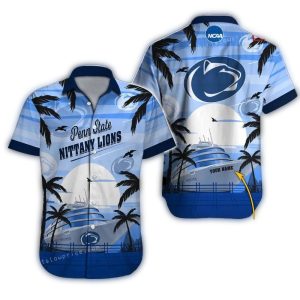 Personalized Beach Tropical Penn State Nittany Lions Hawaiian Shirt