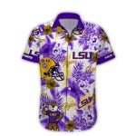 Personalized Floral Mascot Lsu Tigers Hawaiian Shirt