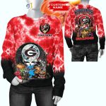 Personalized Georgia Bulldogs Football Halloween All-Over Print Sweatshirt