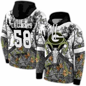 Personalized Georgia Bulldogs Forest Silhouette All-Over Print Hoodie