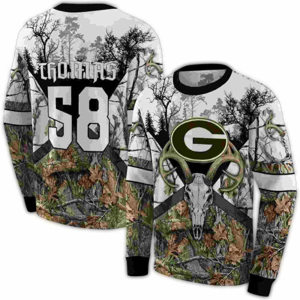 Personalized Georgia Bulldogs Forest Silhouette AOP Sweatshirt 1