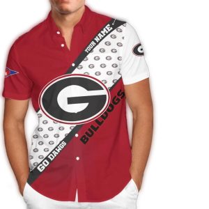 Personalized Georgia Bulldogs Go Dawgs Hawaiian Shirt