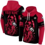 Personalized Georgia Bulldogs Grim Reaper All-Over Print Hoodie