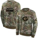 Personalized Georgia Bulldogs Military Style All-Over Print Sweatshirt