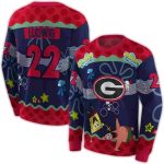 Personalized Georgia Bulldogs Spong Patrick Star All-Over Print Sweatshirt