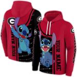 Personalized Georgia Bulldogs Stitch All-Over Print Hoodie