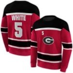 Personalized Georgia Bulldogs Striped Pattern All-Over Print Sweatshirt