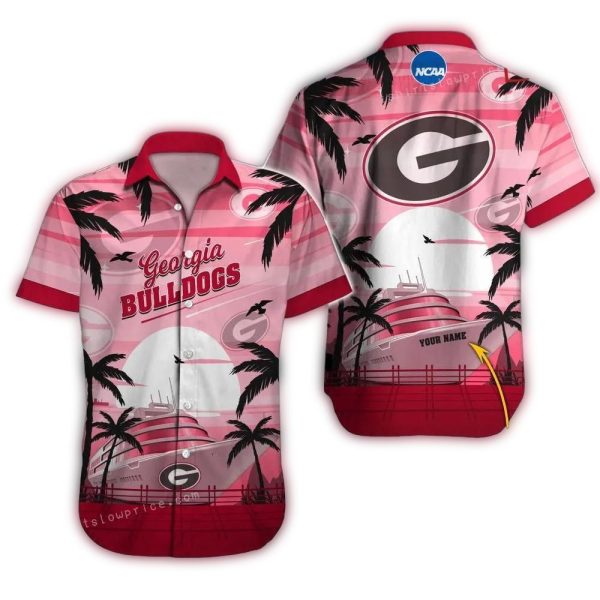 Personalized Georgia Bulldogs Trips Summer Vacation Hawaiian Shirt 1