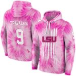 Personalized Lsu Tigers Cancer Support Pink All Over Print Hoodie