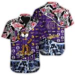 Personalized Lsu Tigers Mascot Parrot Floral Hawaiian Shirt