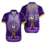Personalized Mascot Lsu Tigers Galaxy Hawaiian Shirt
