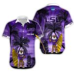 Personalized Mascot Tiki Surf Lsu Tigers Tropical Hawaiian Shirt