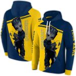 Personalized Michigan Wolverines Baby Groot All Over Print Hoodie