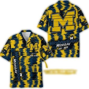 Personalized Michigan Wolverines Est 1879 Hawaiian Shirt