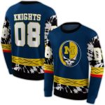 Personalized Michigan Wolverines Grateful Vibes All Over Print Sweatshirt