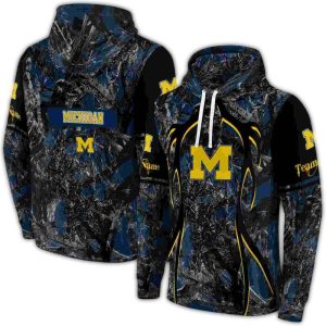 Personalized Michigan Wolverines Hunting Theme All Over Print Hoodie